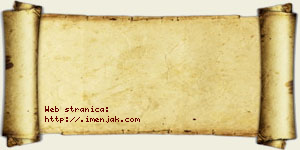 Emilija Šerbedžija vizit kartica